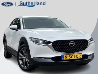 Hoofdafbeelding Mazda CX-30 Mazda CX-30 2.0 e-SkyActiv-X M Hybrid 100th Anniversary Ed. 180 Pk | VOL! | Schuif/Kantel dak | Adaptive Cruise Control | Lederen Bekleding | Elek. Achterklep | Bose Audio