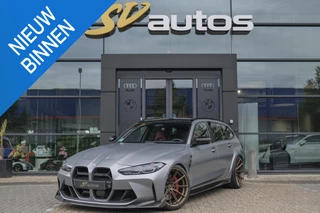Hoofdafbeelding BMW M3 BMW M3 Touring Competition 510pk xDrive Widescreen Frozen grey *BTW* Head-up Adaptive cruise CSL grille 21" LMV