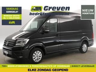 Volkswagen Crafter 2.0 TDI DSG HIGHLINE EXCLUSIVE L3H3 | FACELIFT MODEL | BPM VRIJ | NIEUW 3000KG TREKHAAK VIRTUAL ADAPTIVE CRUISE LED 140PK CARPLAY 17"LMV