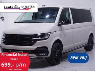 Volkswagen Transporter 2.0 TDI 150 pk Aut. Dubbel Cabine 20" LMV Navi, Adapt. Cruise, LED Koplampen, Apple Carplay, 5-Zits