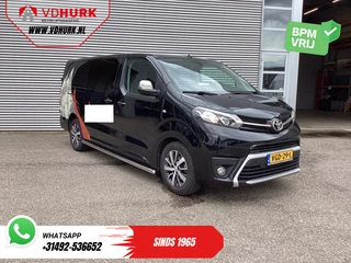 Toyota ProAce Worker 2.0 DC Dubbel Cabine Dealer Ond./ 2.5T Trekverm./ Navi/ Carplay/ Leder/ Camera/ Climate/ PDC/ LMV/ Cruise/ Trekhaak