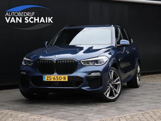 Hoofdafbeelding BMW X5 BMW X5 xDrive40i High Executive | M SPORT | LEDER | PANO-DAK | 4W-BESTURING | MEMORY | H&K | 360° CAMERA | HEAD-UP | APPLE CARPLAY | CRUISE | STOELVERW. |