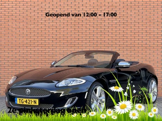 Hoofdafbeelding Jaguar XK Jaguar XK 5.0 V8 Convertible Portfolio | 385 PK! | Leder | Navigatie | 20" Lichtmetaal | LED | Stuurwiel verwarming | Bluetooth | Camera | Stoelverwarming | Elektrische Memory Stoelen |