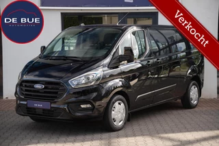 Ford Transit Custom 300 2.0 TDCI L2H1|BTW|Limited|Automaat|CarPlay|Stoelverwarming|Dubbele Schuifdeur|3 Zitter|DAB|LED|Dealer Onderhouden