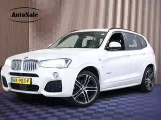Hoofdafbeelding BMW X3 BMW X3 AVM xDrive30d M-Sport PANO HUD EURO 6 H/K ACC LEER MEMORY 360CAM '16