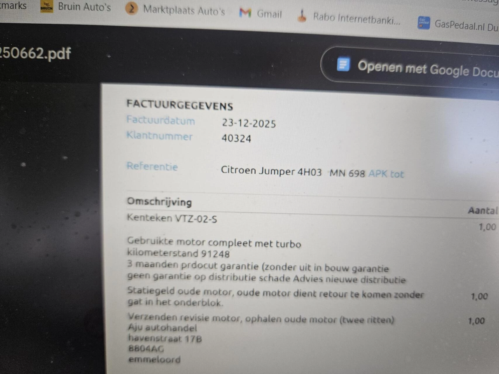Hoofdafbeelding Citroën Jumper