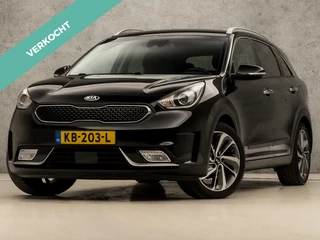 Kia Niro 1.6 GDi Hybrid Sport 142Pk Automaat (APPLE CARPLAY, NAVIGATIE, LEDEREN SPORTSTOELEN, STUUR/STOELVERWARMING, CAMERA, ADAPTIVE CRUISE, STOELKOELING, KEYLESS, TREKHAAK, NIEUWE APK, NIEUWSTAAT)