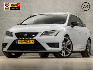SEAT Leon ST 2.0 TSI Cupra 280 281Pk Automaat (APPLE CARPLAY, NAVIGATIE, CLIMATE, SEAT SOUND, CAMERA, STOELVERWARMING, SPORTSTOELEN, LEDER/ALCANTARA, GETINT GLAS, LED KOPLAMPEN, NIEUWSTAAT)