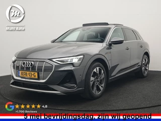 Audi e-tron 50 Quattro 2x S Line 313pk Dealer O.H INCL BTW | Luchtvering | Panodak | Head Up | Adaptive Cruise | Sfeerverlichting | Lederen Sportstoelen Verwarmd | Keyless | Navigatie | 20"L.M | DAB | Virtual |