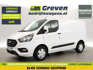 Ford Transit Custom 280 2.0 TDCI L1H1 Marge Airco Camera Carplay Cruise PDC 3 Persoons Trekhaak