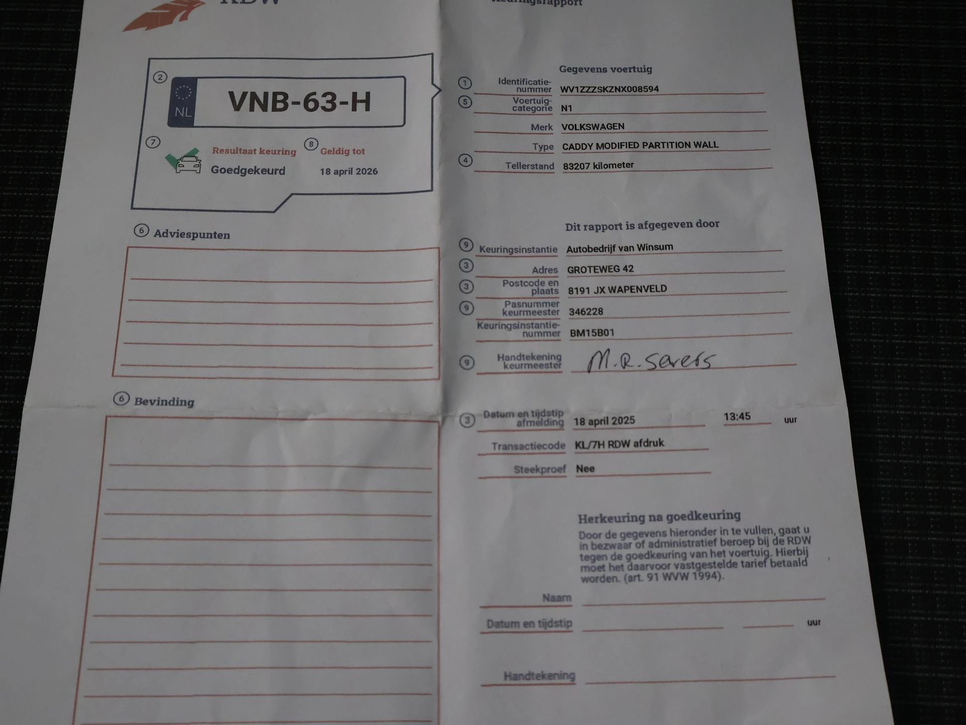 Hoofdafbeelding Volkswagen Caddy