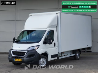 Peugeot Boxer 165PK Bakwagen Achterdeuren Navi Airco Cruise Camera Lat om Lat Euro6 Meubelbak Koffer 23m3 Cruise control