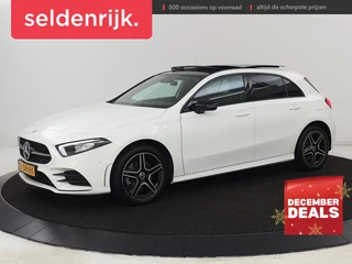 Mercedes-Benz A-klasse 250e AMG | Panoramadak | Stoelverwarming |  Carplay | Leder/Alcantara | Camera | Sfeerverlichting | Navigatie | Park Assist | Climate control | Full LED | PHEV | Plug In