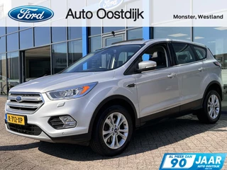 Hoofdafbeelding Ford Kuga Ford Kuga 1.5 EcoBoost Titanium 182PK Automaat Afn. Trekhaak Winterpack Leder Panodak Navi Cruise Parkeersensoren Climate Bi-Xenon *1850KG Trekgewicht*