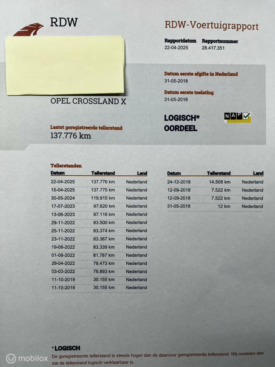 Hoofdafbeelding Opel Crossland X