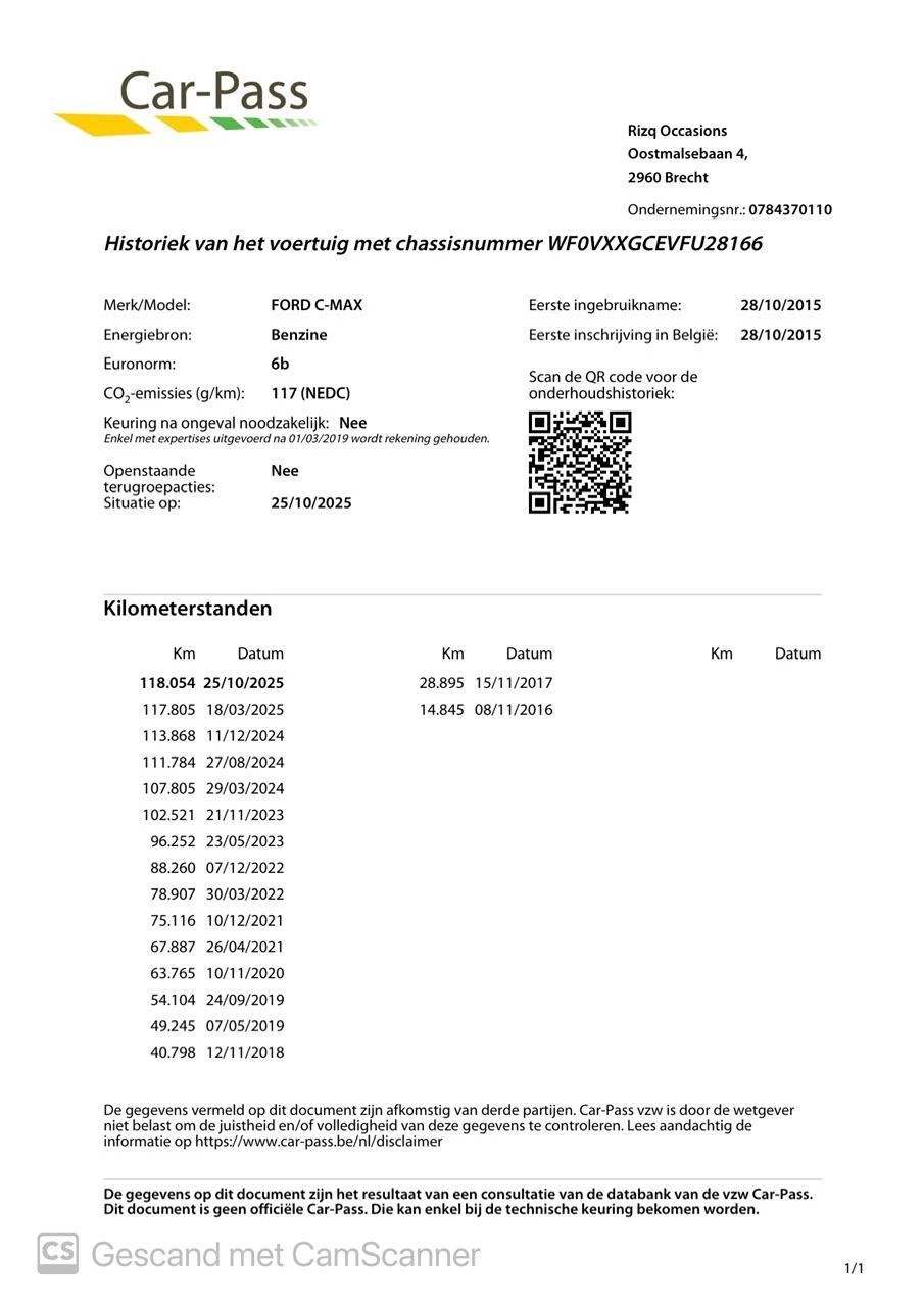 Hoofdafbeelding Ford C-MAX