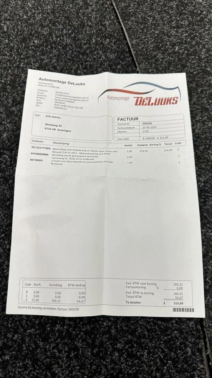 Hoofdafbeelding Renault Clio