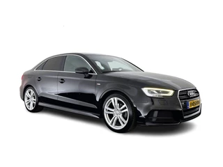Audi A3 Limousine 35 TFSI CoD Advance Sport S-Line-Sportpack (INCL-BTW) Aut.*DIGI-COCKPIT | LEATHER-FABRIC | FULL-LED | HEATED-SPORTSEATS | AUDI-SOUND | DAB+ | NAVI-FULLMAP | ECC | PRIVACY-GLASS | PDC | CRUISE | 18''ALU*
