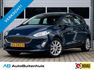 Ford Fiesta 1.0 EcoBoost Titanium|1e Eigenaar|CLIMATE|KEYLESS|CARPLAY|PARKEERHULP|PDC|CRUISE|NAVI