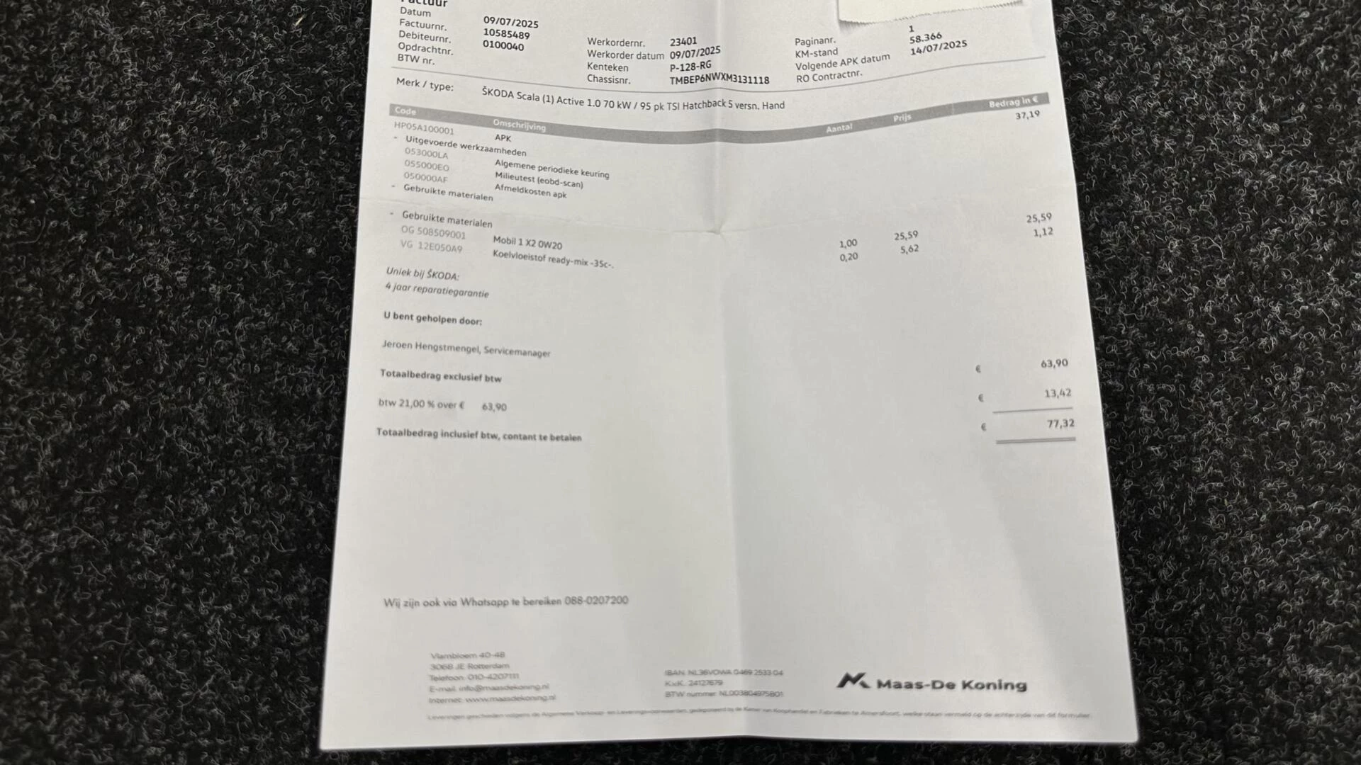 Hoofdafbeelding Škoda Scala