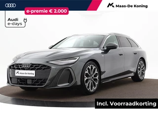 Audi A6 Avant 40 TFSI Advanced edition 204 PK · 20" LM Velgen · S-sportonderstel · Tech plus · Sportstoelen zwart leder · Elektrisch instelbare voorstoelen