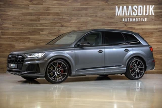 Hoofdafbeelding Audi SQ7 Audi SQ7 4.0 TFSI Quattro 7p|Pano|Trekhaak|Miltek|Luchtvering|