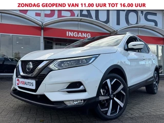 Hoofdafbeelding Nissan QASHQAI Nissan QASHQAI 1.3 DIG-T AUT. TEKNA 160PK HALF-LEER PANO-DAK 360-CAMERA NAVI AIRCO LMV PDC
