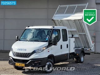 Iveco Daily 35C16 3.0L Kipper Dubbel Cabine 3500kg trekhaak Airco Cruise Camera Navi Tipper Benne Kipper Airco Dubbel cabine Trekhaak Cruise control