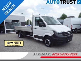 Volkswagen Crafter 2.0 TDI 120PK, L4, Dubbel lucht, Trekhaak 3.500KG, Airco, Open laadbak 425*204*40