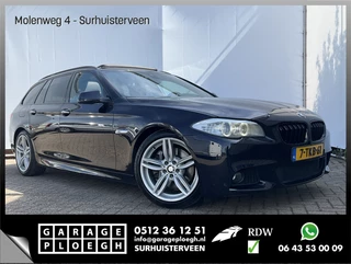 BMW 5 Serie Touring 525D M-Sport Automaat Pano Hud Trekhaak Leder Nav/Cam Voll.Onderhouden!