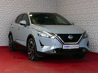 Nissan QASHQAI 1.3 MHEV 160PK TEKNA PLUS LEER PANO MASSAGE BOSE STOEL/STUUR/RUIT VERW MATRIX.LED ELEK.KLEP HEADUP 20''LMV 2024 20 Qashqai's op voorraad !