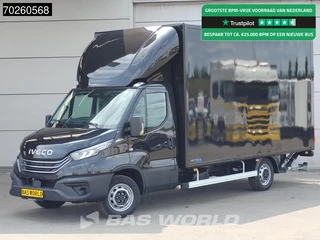 Iveco Daily 35S21 3.0L Automaat Laadklep Zijdeur 210PK 2025-Model Dubbellucht ACC LED CarPlay Lat om Lat D'Hollandia 3,5t Trekvermogen Euro6 Meubelbak Koffer 22m3 Airco