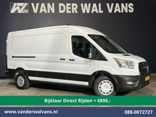 Ford Transit 2.0 TDCI 131pk L3H2 Euro6 *Rijklaar Direct Rijden* Airco | Camera | Navigatie | Apple Carplay | Android Auto | Stoelverwarming Verwarmde voorruit, Cruisecontrol, Parkeersensoren, Elektrisch verstelbare bestuurdersstoel, Bijrijdersbank