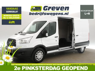 Ford Transit 350 2.0 TDCI L3H2 Trend 170PK Airco Cruise LED 2xSchuifdeur PDC Stoelverwarming Elektrpakket