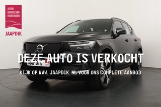 Volvo XC40 BWJ 2021 Recharge P8 408 PK AWD R-Design APPLE CARPLAY/ ANDROID AUTO / NAVI / CLIMA / ADAPATIVE CRUISE / STOELVERW. / HALF LEDER / AUTOMATICHE ACHTERKLEP / LMV / PDC