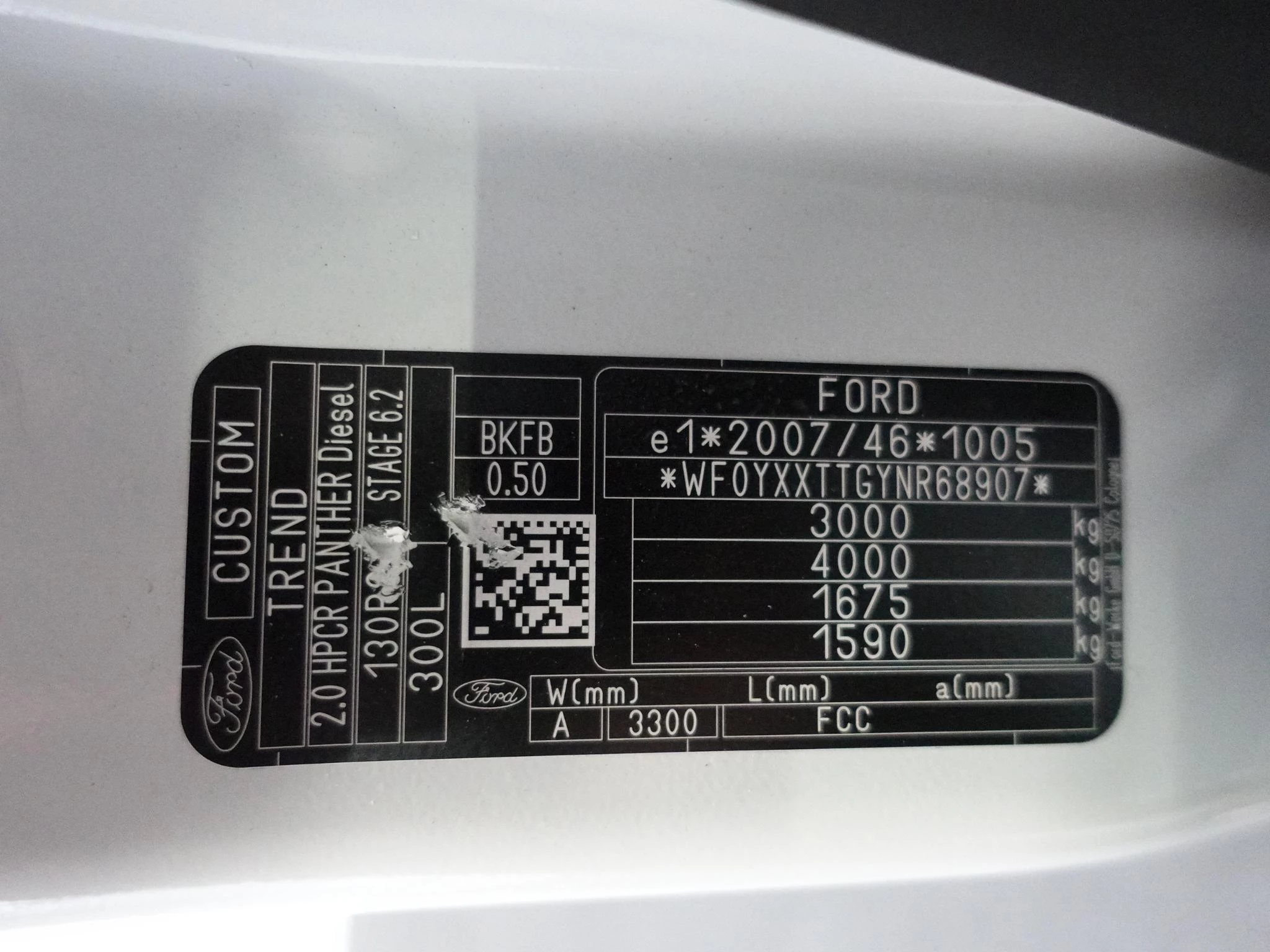 Hoofdafbeelding Ford Transit Custom