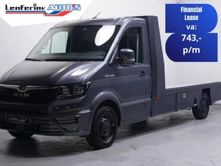 MAN TGE 2.0 TDI 140 pk Autotransporter Airco, Luchtvering Apple Carplay, Trekhaak 3.500 kg, Cruise Control, BPM vrij, 3-Zits