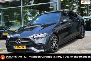 Mercedes-Benz C-klasse 300 e AMG Line Limited PANO-DAK SFEERVERLICHTING!