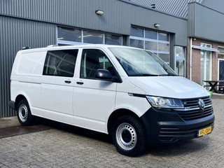 Volkswagen Transporter 2.0 TDI L2H1 DC 4Motion 4x4 Airco Cruise controle Telefoonverbinding Camera Stuurwielbediening Trekhaak 2500kg trekgewicht Werkverlichting Euro 6 Bpm vrij voor particulier gebruik!!