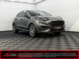Ford Puma 1.0 EcoBoost Hybrid ST-Line X Half leder, Navi, Parkeersensoren, Virtual desk, Keyless start, Cruise control, A start stop, Sportief velgen