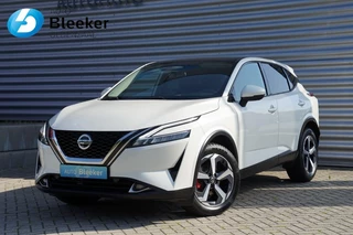 Nissan QASHQAI 1.3 MHEV N-Connecta Black Edition Airco HUD Stoel Verwarmd Cruise Navi Leer