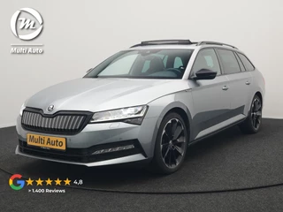 Škoda Superb Combi 1.4 TSI iV Sportline PHEV 218pk Dealer O.H | Panodak | Crystal LED | Camera | Alcantara Sportstoelen Memory & Verwarmd | Cruise Control | Sfeerverlichting | Apple Carplay | Keyless | Navigatie | Virtual | DAB | 19"L.M | Plug In Hybrid |