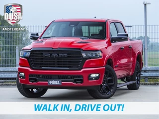 Dodge Ram 1500 Laramie | Night Edition | Crew Cab | 4X4 | 2025 Panorama | Niveau regeling | 14,4-inch Touchscreen | Passenger Display Meerprijs extra opties / Accessoires zoals Deksel, Backflip, Fenders, wraps, Stripings etc