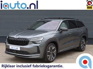 Hoofdafbeelding Škoda Kodiaq Škoda Kodiaq iV 1.5 TSI PHEV Sportline Pano/Matrix LED/DCC/ACC/Keyless/Camera/20"/Canton/Elek. stoelen+mem/Trekhaak wegkl.