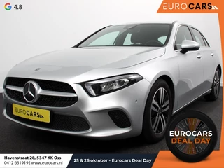 Hoofdafbeelding Mercedes-Benz A-Klasse Mercedes-Benz A-klasse 180 Progressive 7-DCT | Navigatie | Climate Control | Virtual Cockpit | Stoelverwarming | 17" Lichtmetalen velgen | Parkeer sensoren | Cruise Control