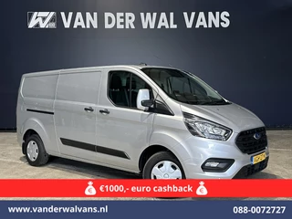 Ford Transit Custom 2.0 TDCI 130pk L2H1 Euro6 *Rijklaar Direct Rijden* Airco | Navigatie | LED | Cruisecontrol | 2800kg Trekhaak Android Auto, Verwarmde voorruit, Parkeersensoren, Bijrijdersbank