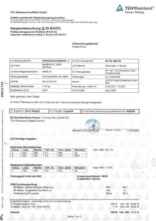 Hoofdafbeelding Volkswagen Golf