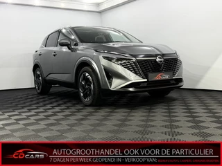 Nissan QASHQAI 1.3 MHEV Xtronic N-Connecta Pano, Half leder, 360 Camera, Stoelverwarming, Navi, Elektrische achterklep, Sfeerverlichting, Keyless start