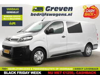 Citroën Jumpy 2.0 BlueHDI L3H1 | MARGE! | DC | Airco | Cruise | Trekh. | Carplay | Parkeersens.