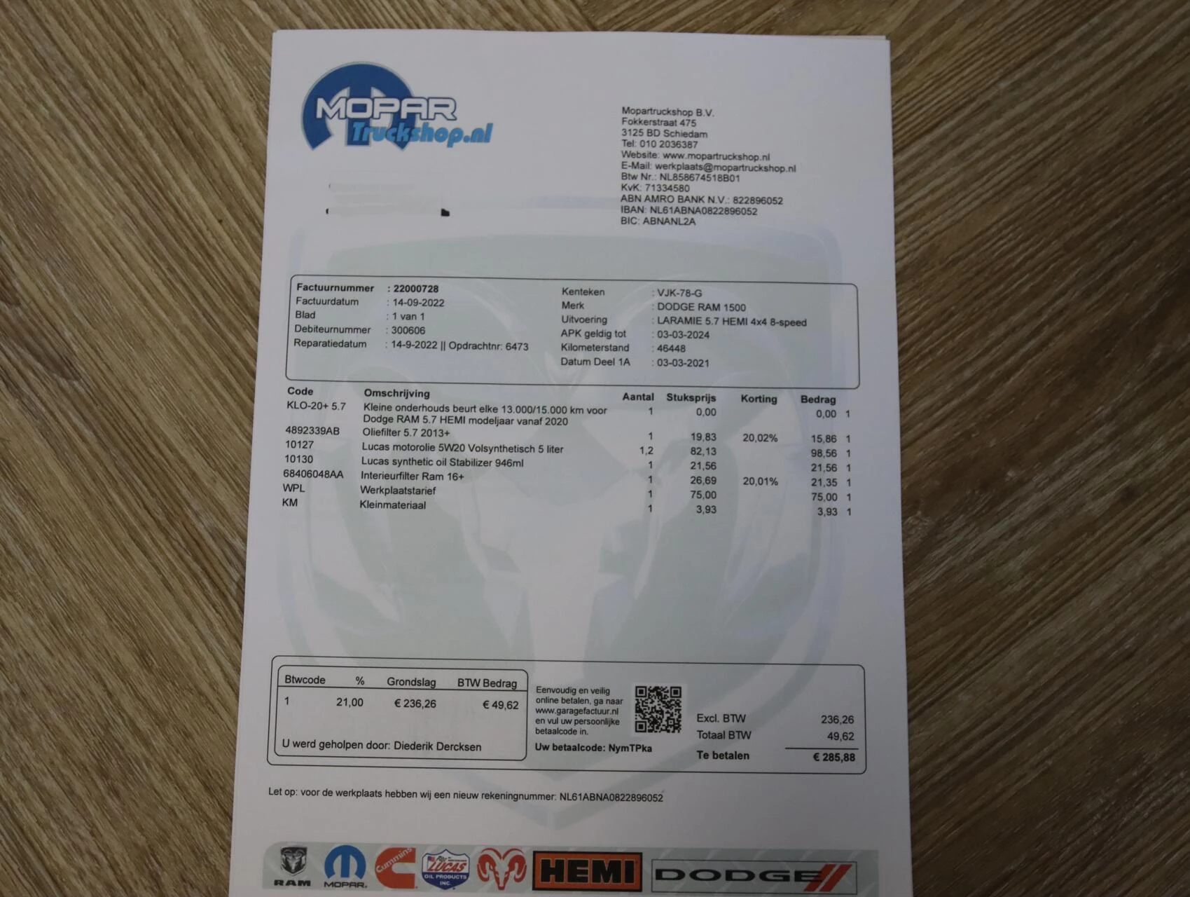 Hoofdafbeelding Dodge Ram 1500